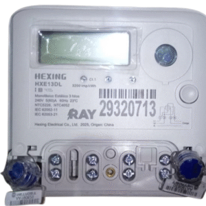 Medidor energia eléctrica monofasico 240VAC 5(60)A Clase 1. HEXING