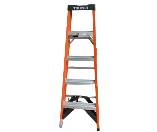ESCALERA FIBRA DE VIDRIO 4 PELDAÑOS TRUPER