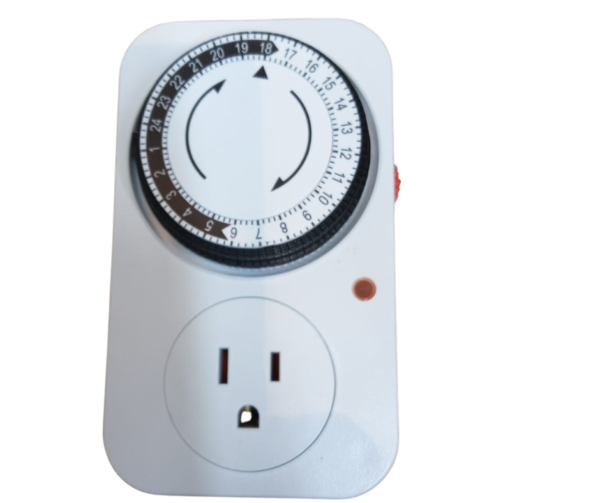 TEMPORIZADOR ANALOGO 1800W 110VAC TOMA FRONTAL